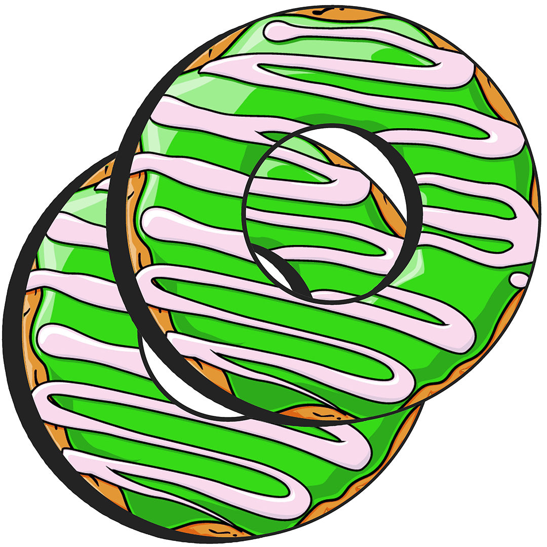 Green Swirl Doughnut