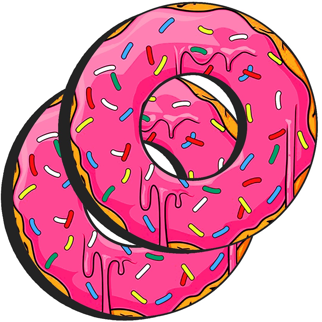 Pink Sprinkles Doughnut